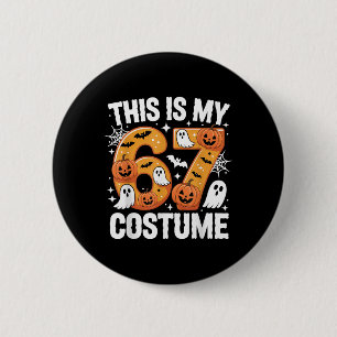 Coole Nummer 67 Halloween-Party-Kostüm Button