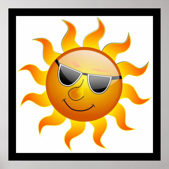 COOLE OBERFLÄCHENSONNE POSTER (Vorne)