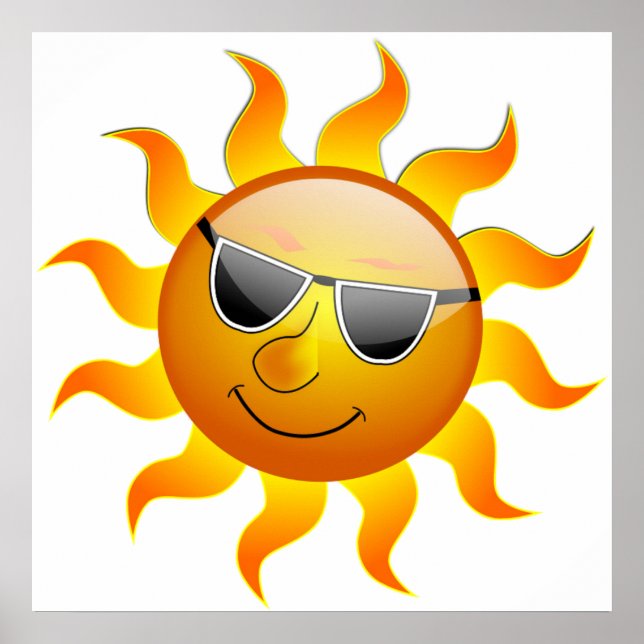 COOLE OBERFLÄCHENSONNE POSTER (Vorne)