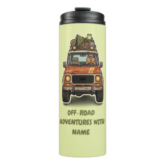 Coole Offroad-Capybara-Camping-Anpassung  Thermosbecher