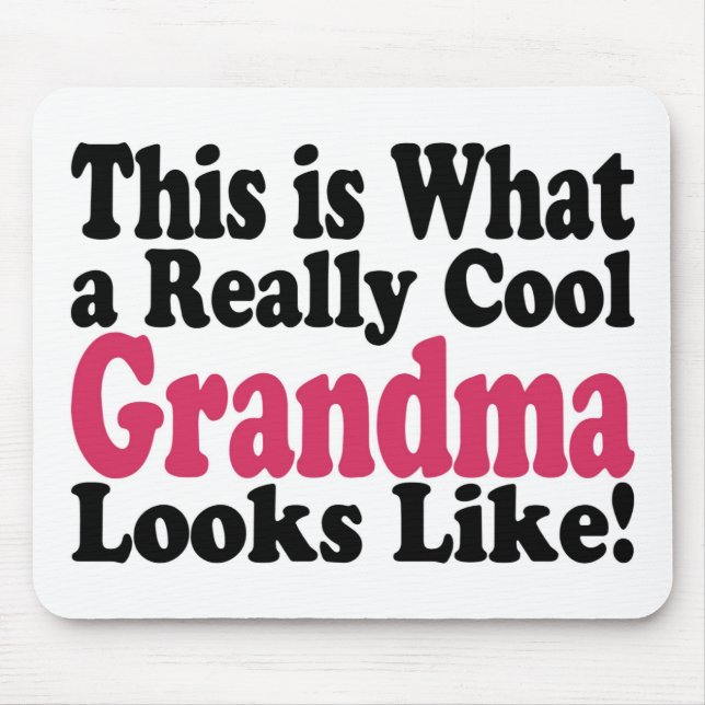 Coole Oma Mousepad (Vorne)