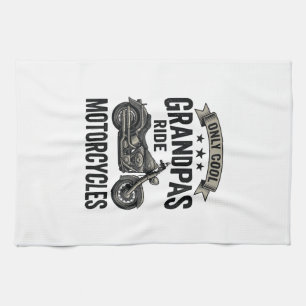 Coole Omas fahren Motorrad Vintage Biker-Shirt Geschirrtuch