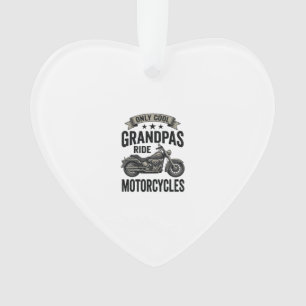 Coole Omas fahren Motorrad Vintage Biker-Shirt Ornament