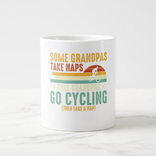 Coole Omas fahren Rad Jumbo-Tasse