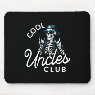Coole Onkel Club Shirt Lustiges Skelett Männer Onk Mousepad