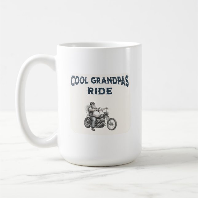 Coole Opa-Fahrt Kaffeetasse (Links)