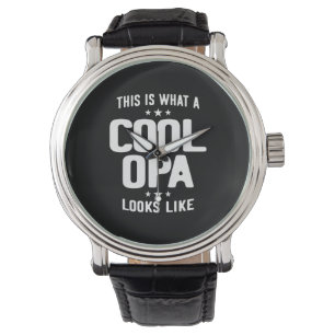 Coole Opa sieht aus wie ein Geschenk des Vaters Armbanduhr