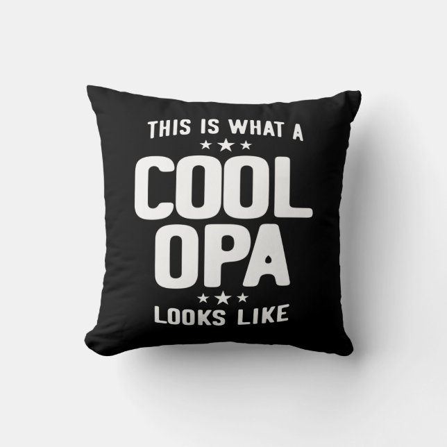 Coole Opa sieht aus wie ein Geschenk des Vaters Kissen (Vorderseite)