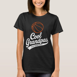 Coole Opa spielen Basketball Opa Kunstwerk T-Shirt