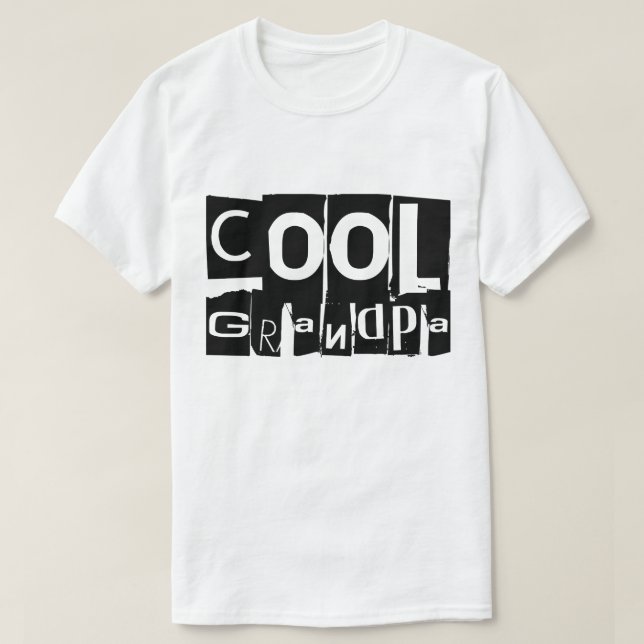 Coole Opfertypografie T-Shirt (Design vorne)