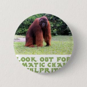 coole Orang-Utan Entwürfe Button
