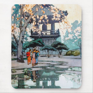 Coole orientalische Hiroshi Yoshida Japanische Sch Mousepad