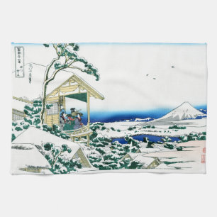 Coole orientalische Japaner Hokusai Fuji Geschirrtuch