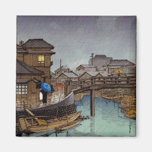 Coole orientalische Japaner Kawase regnerischer Magnet