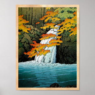 Coole orientalische Japaner Kawase Senju Poster