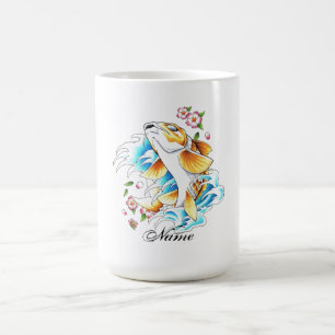 Coole orientalische Japaner Koi Kaffeetasse
