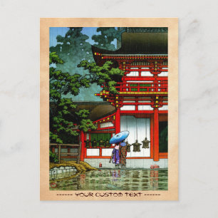 Coole orientalische japanische Klassik Postkarte
