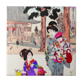 Coole orientalische japanische klassische fliese