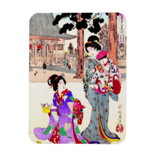 Coole orientalische japanische klassische Giga Dam Magnet