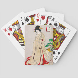 Coole orientalische japanische klassische Giga Dam Spielkarten