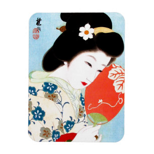 Coole orientalische japanische klassische magnet
