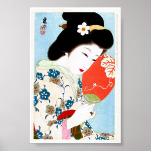 Coole orientalische japanische klassische poster