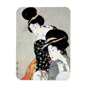 Coole orientalische japanische traditionelle magnet