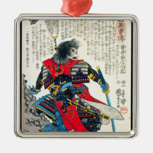 Coole orientalische klassische japanische ornament aus metall