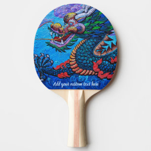 Coole orientalische Ölfarbe Tischtennis Schläger