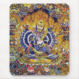 Coole orientalische tangka Yamantaka Mousepad