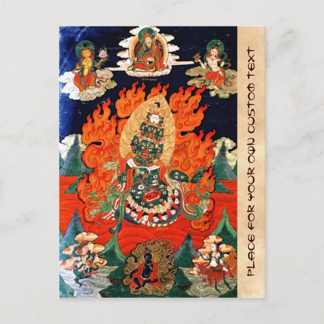 Coole orientalische Tätowierkunst Postkarte (Vorderseite)