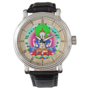 Coole orientalische tibetanische thangka armbanduhr
