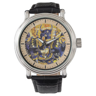 Coole orientalische tibetanische thangka armbanduhr