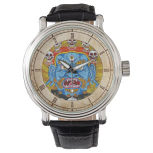 Coole orientalische tibetanische thangka armbanduhr