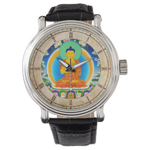Coole orientalische tibetanische thangka armbanduhr