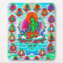 Coole orientalische tibetanische thangka mousepad