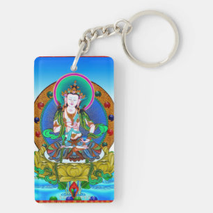 Coole orientalische tibetanische thangka schlüsselanhänger