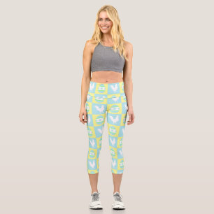 Coole Osterprüfbrett Muster-RasterEggen Capri Leggings