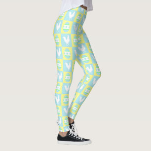 Coole Osterprüfbrett Muster-RasterEggen Leggings