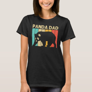 Coole Panda für Vater Panda Bären Tierzooke T-Shirt