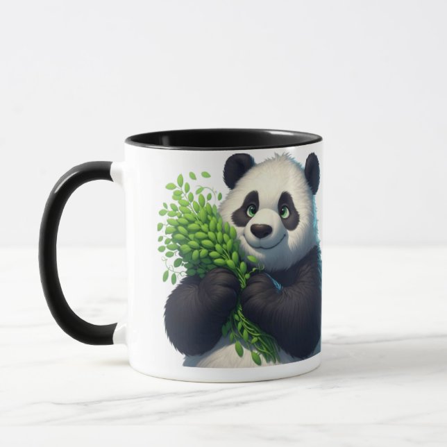 Coole Panda-Kaffee-Tee-Tasse Tasse (Links)