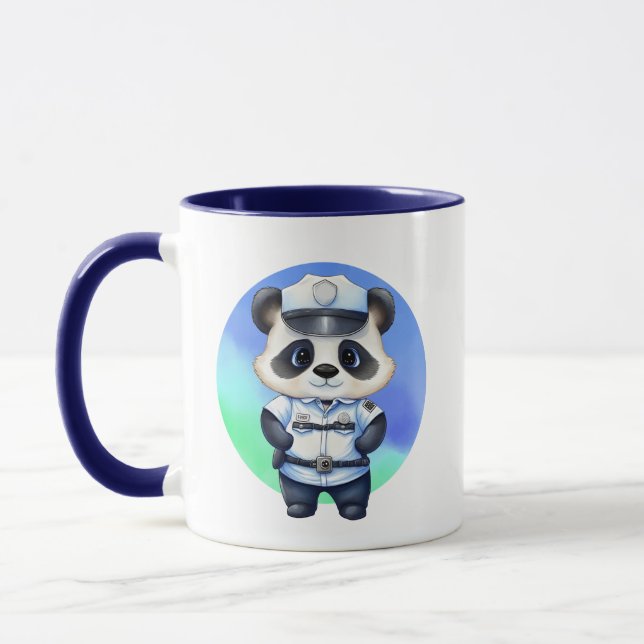 coole Panda Police hinzufügen Tasse (Links)