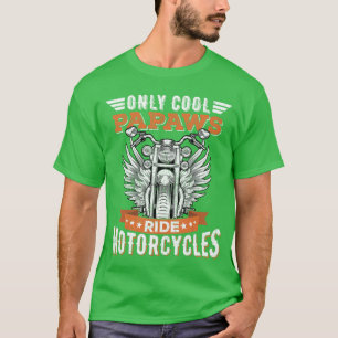 Coole Papayas fahren Motorrad Fahrradfahren für Sp T-Shirt
