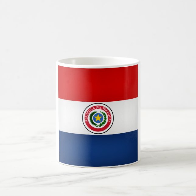 Coole Paraguay-Flagge Kaffeetasse (Mittel)