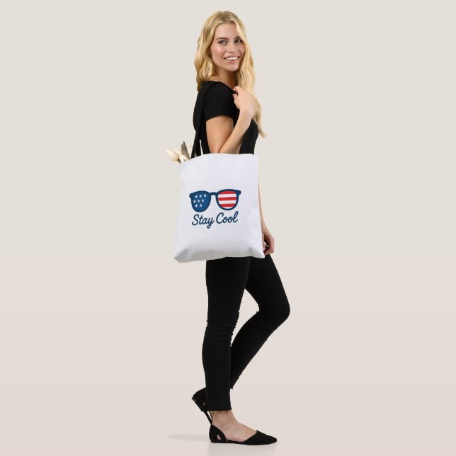 Coole Patriotische Sonnenbrille bleibe - amerikani Tasche (Am Model)