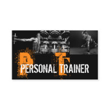 Coole Personal Trainer Gym Fitness Business Card