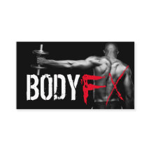 Coole Personal Trainer Gym Fitness Business Card
