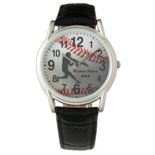 Coole Personalisierte Baseball-Uhr für Typ Armbanduhr
