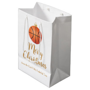 Coole personalisierte Basketball-Mannschaft Weihna Mittlere Geschenktüte