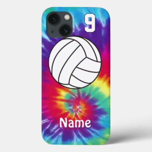 Coole Personalisierte Gefärbte Krawatte Volleyball Case-Mate iPhone Hülle